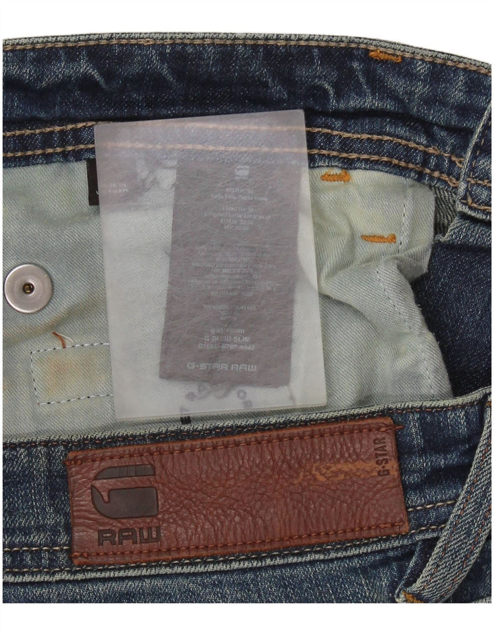 G-STAR Ανδρικό Slim Jeans W32 L34 Μπλε βαμβακερό