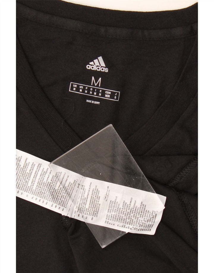 Ανδρικό T-Shirt ADIDAS Top Μεσαίο μαύρο βαμβακερό