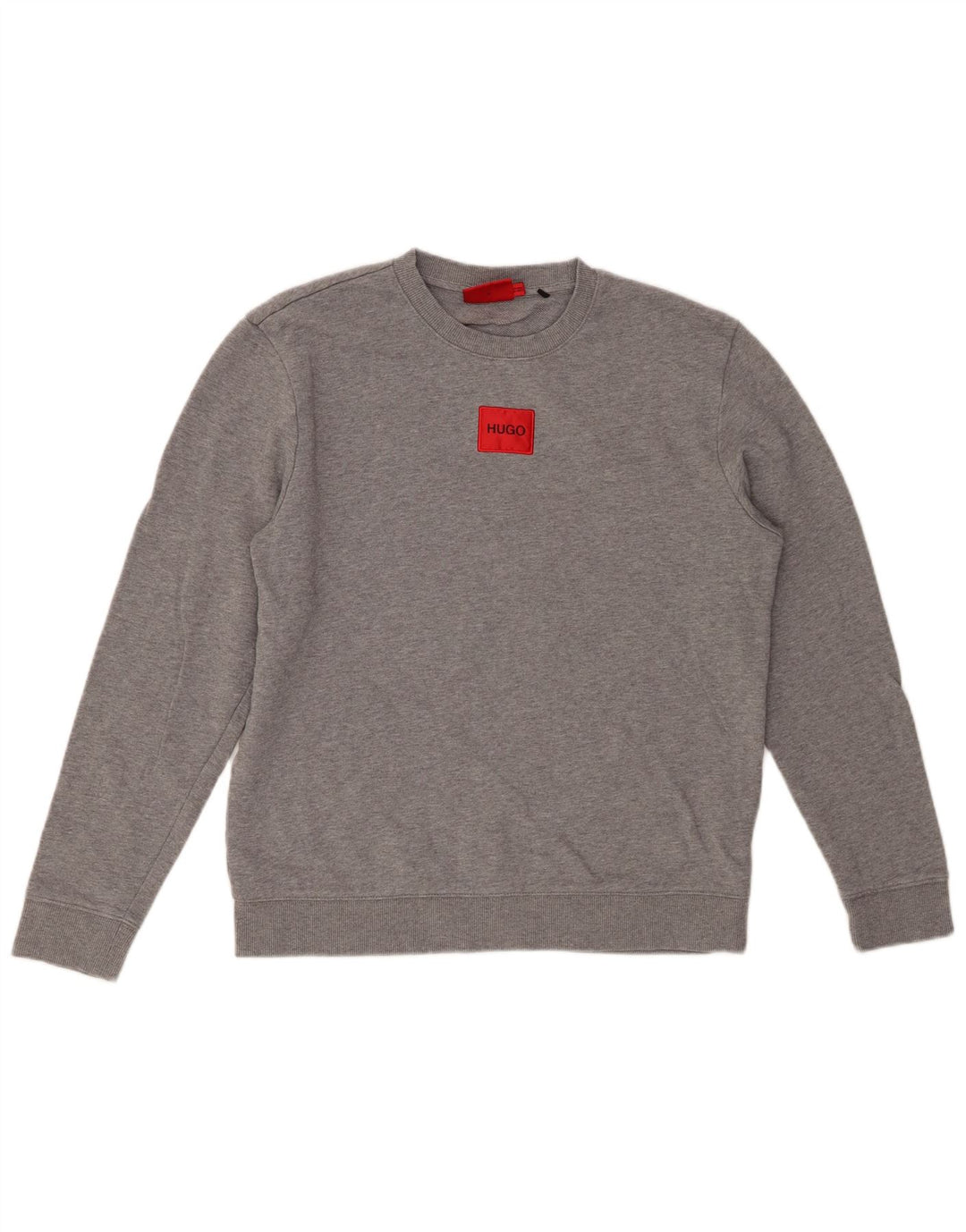 Γυναικείο φούτερ HUGO BOSS Jumper UK 14 Βαμβακερό μεσαίο γκρι