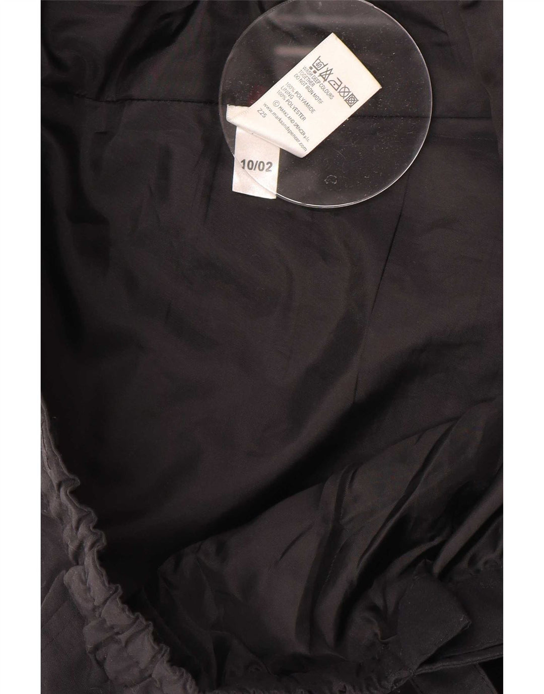 Ανδρικό παντελόνι αντιανεμικό Marks & Spencer μεγάλο W36 L31 μαύρο πολυαμίδιο