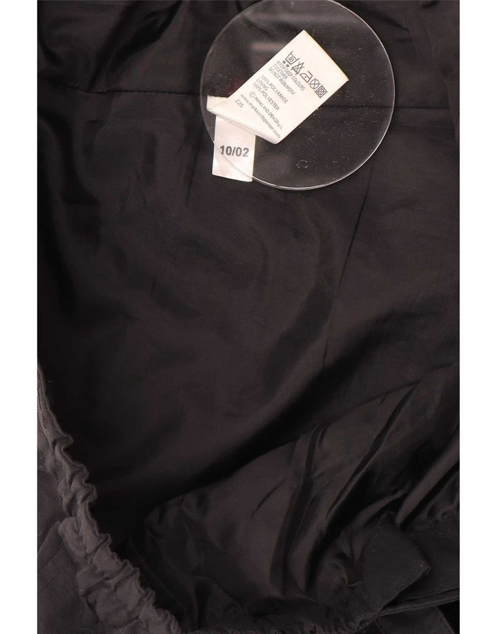 Ανδρικό παντελόνι αντιανεμικό Marks & Spencer μεγάλο W36 L31 μαύρο πολυαμίδιο