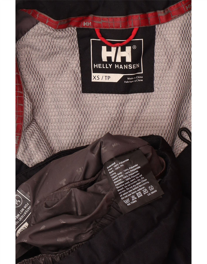 HELLY HANSEN Ανδρικό γραφικό τζάκετ αντιανεμικό UK 34 XS μαύρο χρώμα