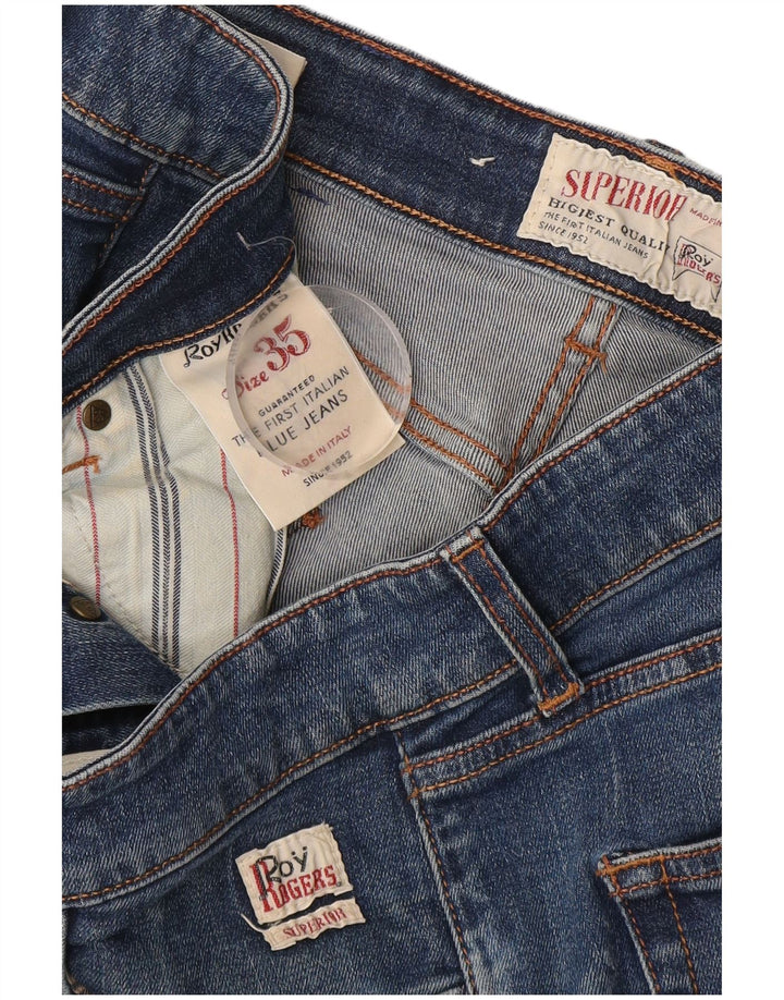Roy Rogers Γυναικείο Superior Slim Jeans W35 L33 Μπλε βαμβακερό