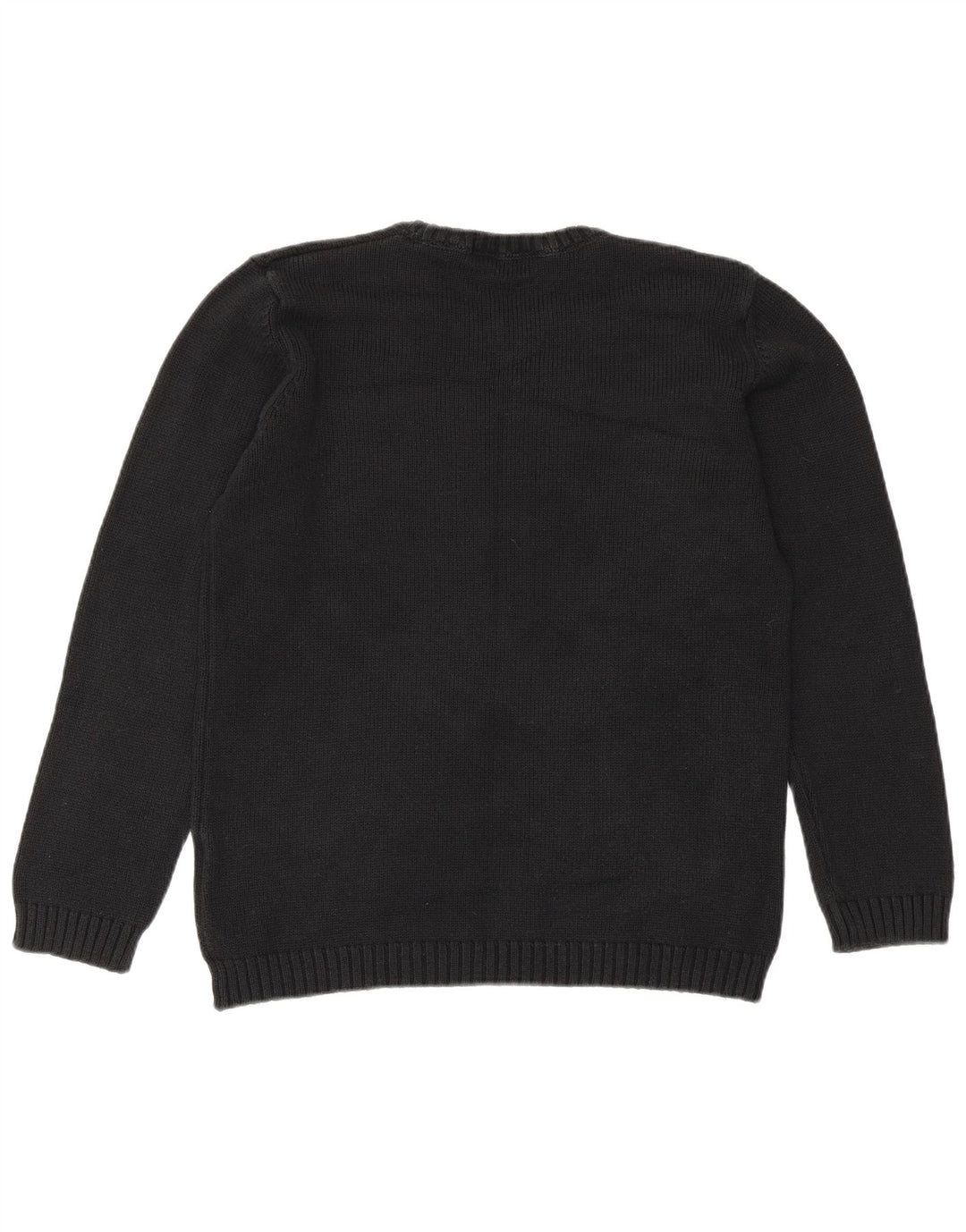 Marks & Spencer Γυναικείο πουλόβερ υπερμεγέθη Crew Neck Jumper UK 10 Small Black