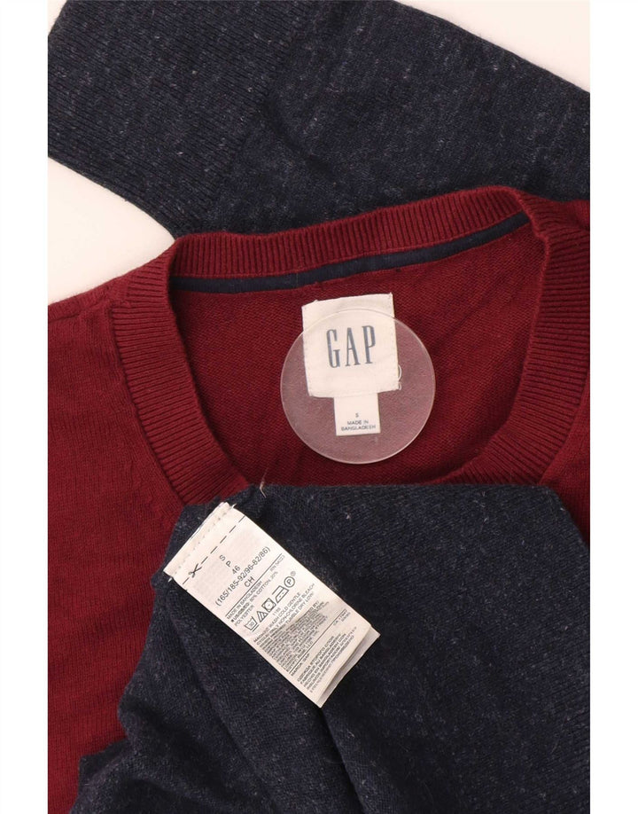 Ανδρικό πουλόβερ Gap Crew Neck Jumper Μικρό πολύχρωμο βαμβακερό μπλοκ