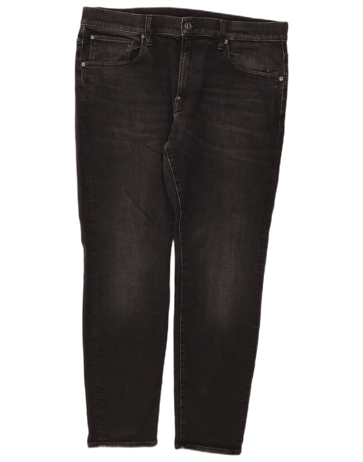 Ανδρικό Slim Jeans G-Star W36 L30 μαύρο βαμβακερό