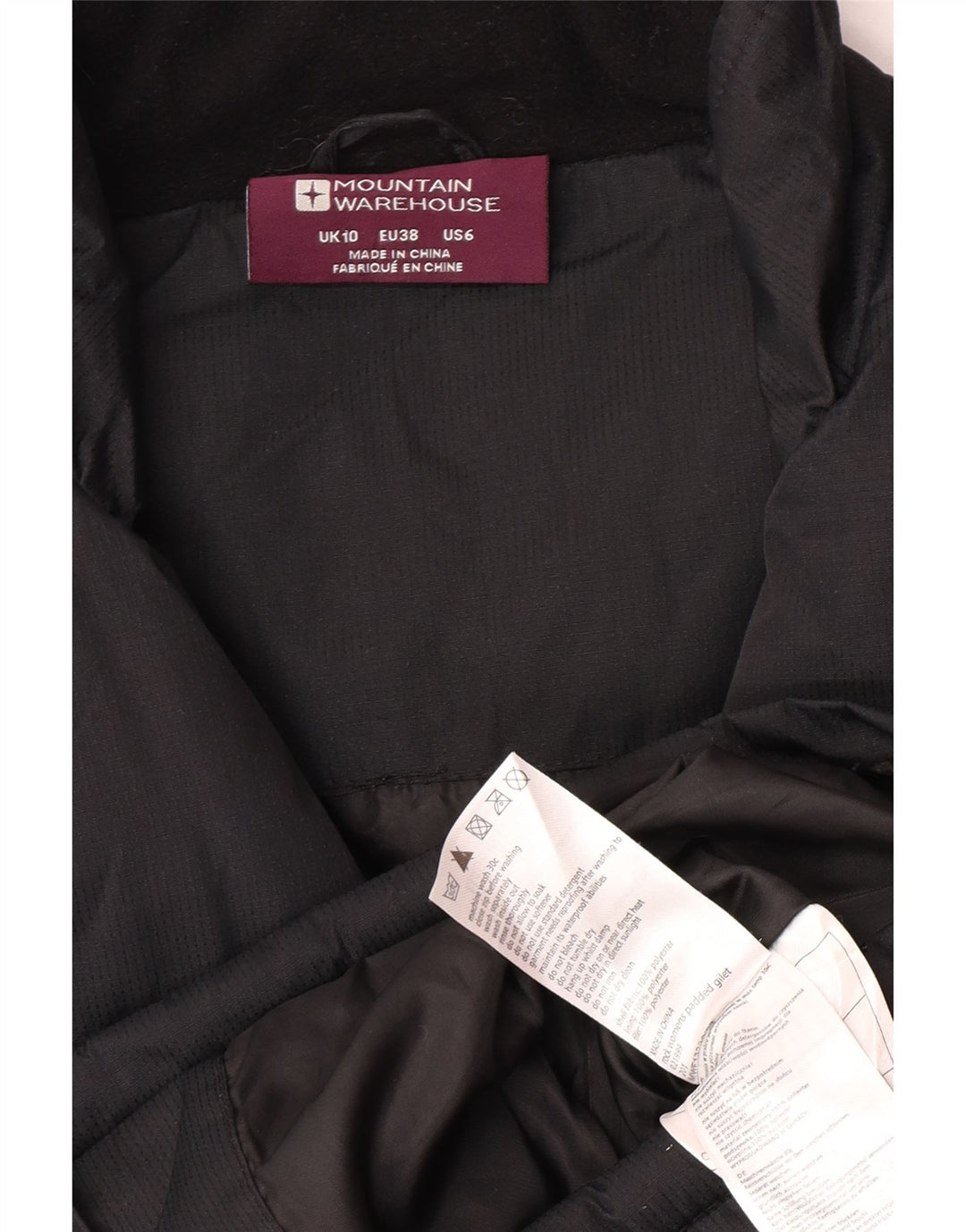 Mountain Warehouse Womens Oversized Gilet Gilet UK 10 Small Black