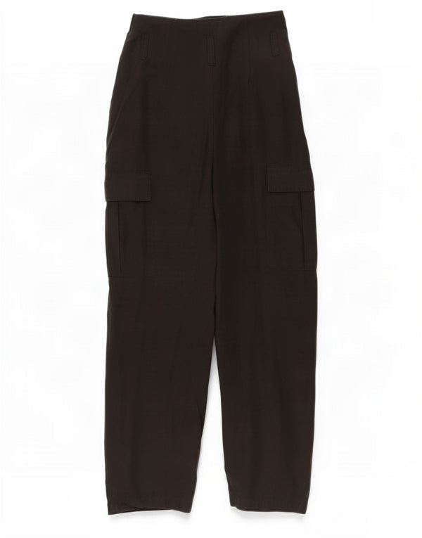 Zara Γυναικείο Ψηλόμεσο Παντελόνι Cargo Small W26 L24 Μαύρο