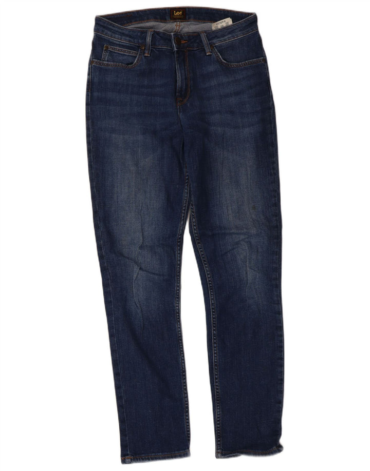 Lee Womens Elly Slim Jeans W28 L31 Navy Blue Cotton