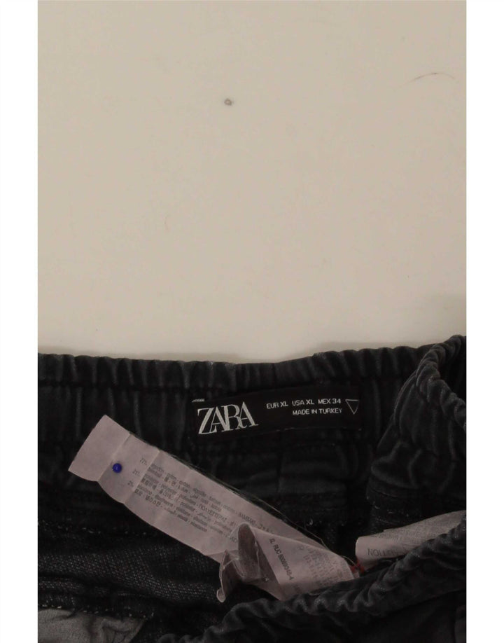 Zara Ανδρικό σορτς Chino XL W34 Γκρι βαμβακερό