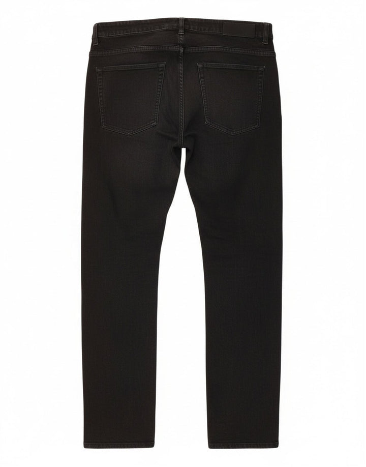 Ανδρικό τζιν Hugo Boss Slim W36 L32 Μαύρο βαμβακερό