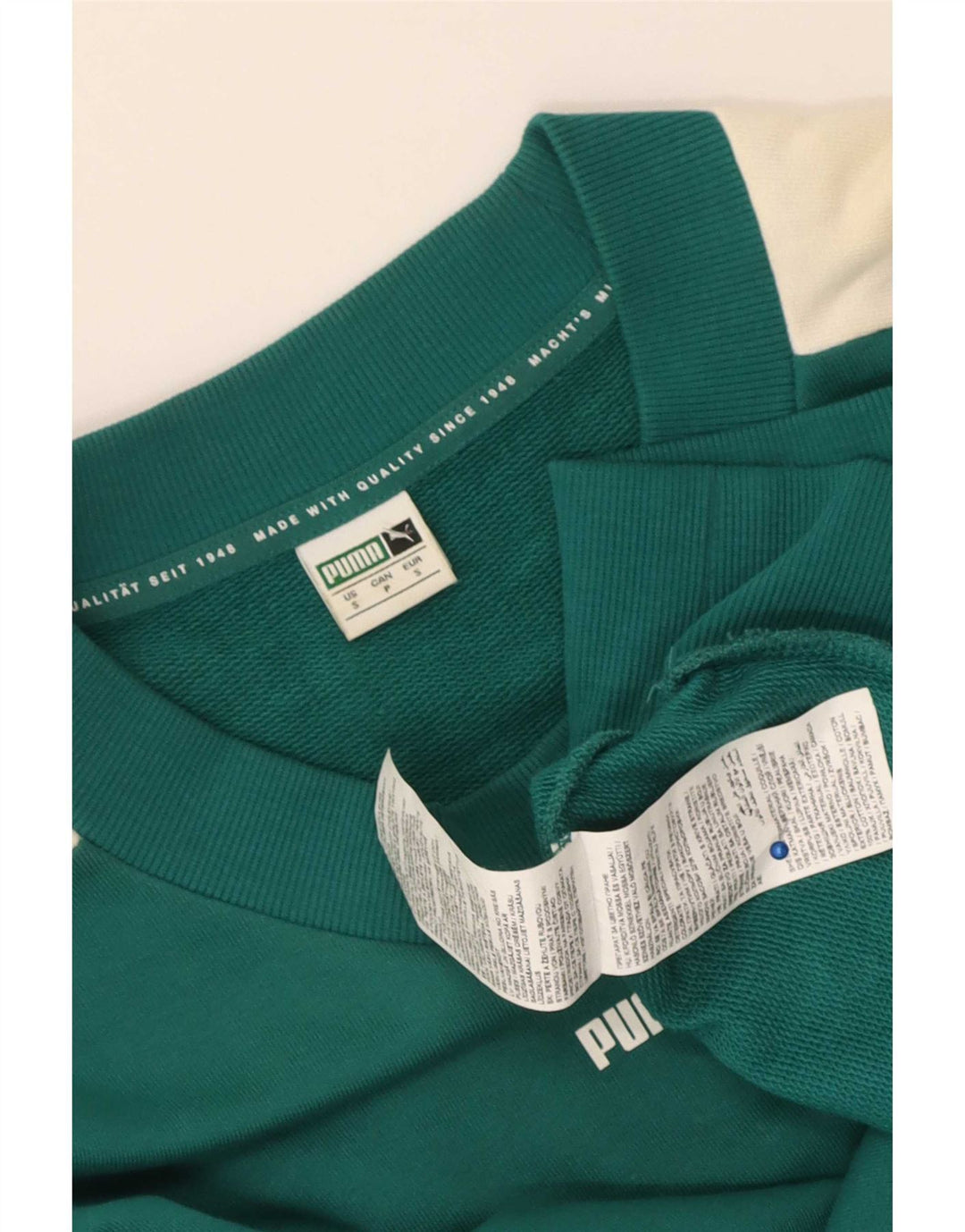 Ανδρικό φούτερ Puma Jumper Μικρό Πράσινο Colourblock Βαμβακερό