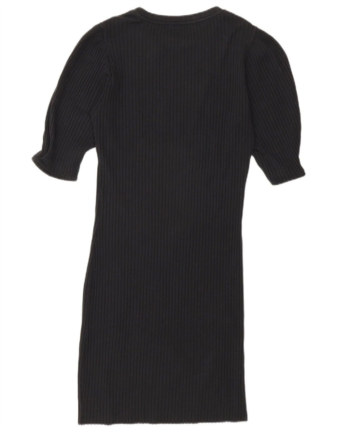 Zara Γυναικείο Bodycon Φόρεμα UK 14 Large Μαύρο