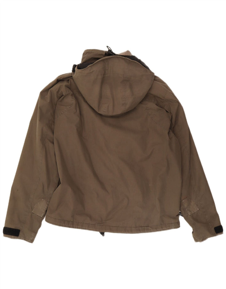 Ανδρικό μπουφάν με κουκούλα Jack Wolfskin UK 36/38 Medium Beige
