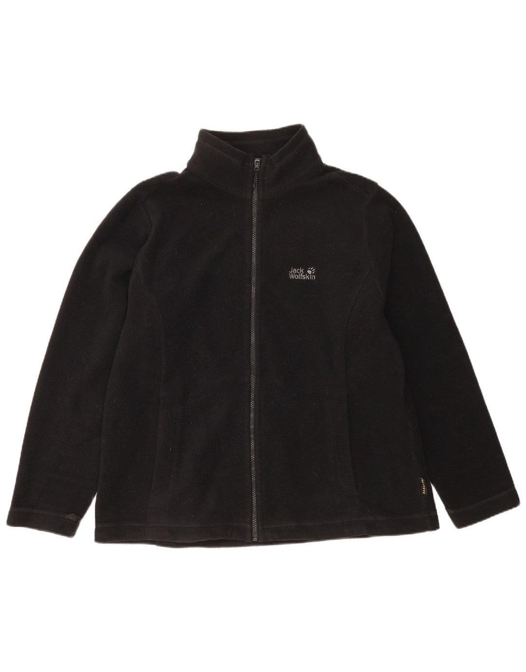 Jack Wolfskin Mens Liner Fleece Jacket UK 40 Large Black Polyester