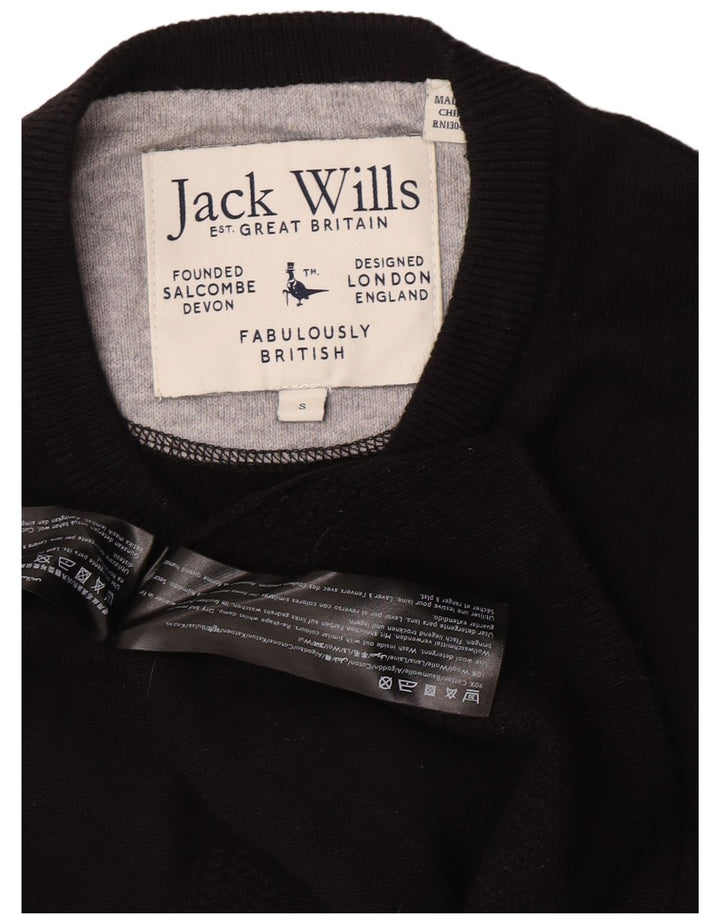 Jack Wills Ανδρικό πουλόβερ με λαιμόκοψη, μικρό, βαμβακερό