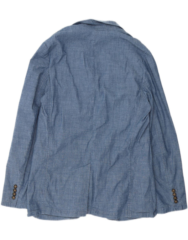 Ανδρικό μπουφάν Gap 2 Button Blazer UK 40 Large Blue Cotton
