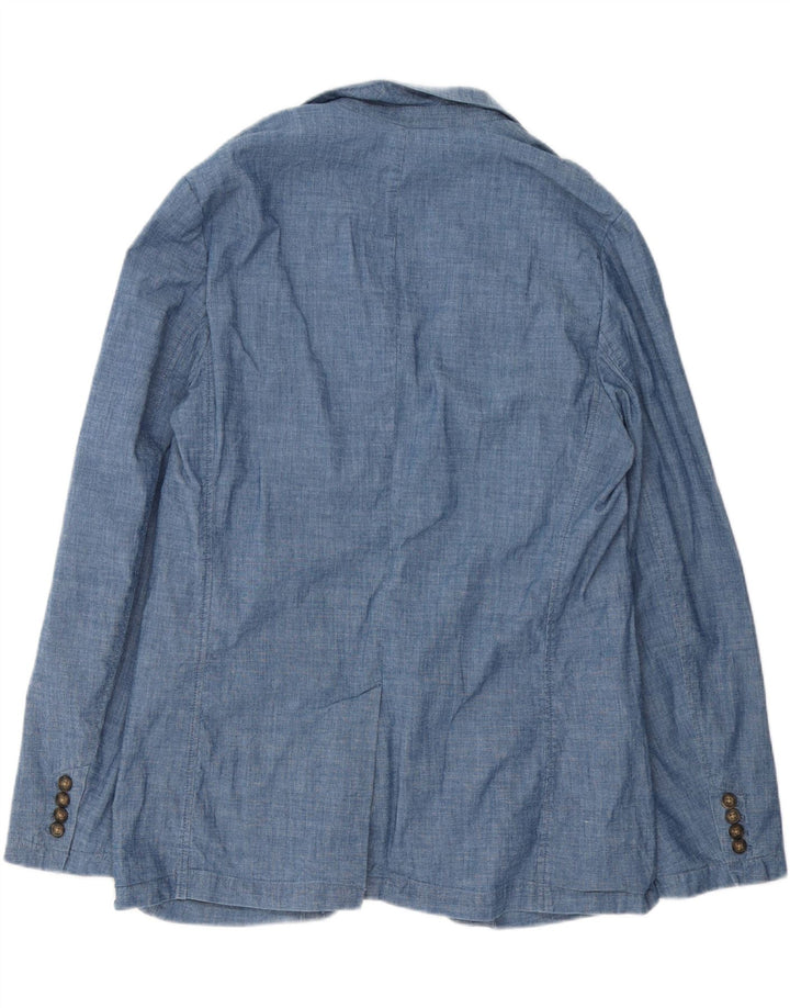 Ανδρικό μπουφάν Gap 2 Button Blazer UK 40 Large Blue Cotton