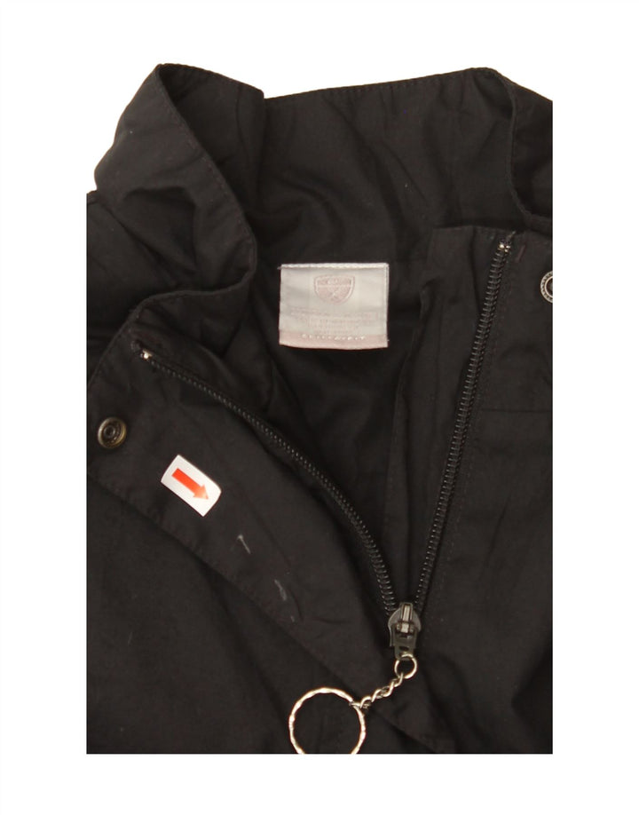 NIKE Womens Clima-fit Oversized Windbreaker Jacket US 12/14 Large Black Vintage Nike and Second-Hand Nike from Messina Hembry 