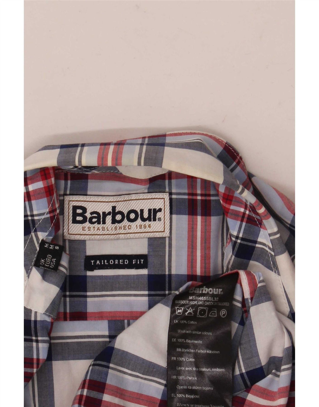 Ανδρικό πουκάμισο Barbour σε εφαρμογή, μεσαίο πολύχρωμο βαμβακερό