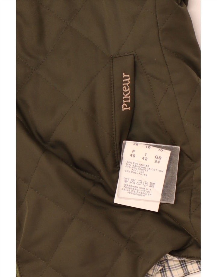 PIKEUR Γυναικείο Reversible Καπιτονέ Gilet IT 42 Medium Khaki Polyester