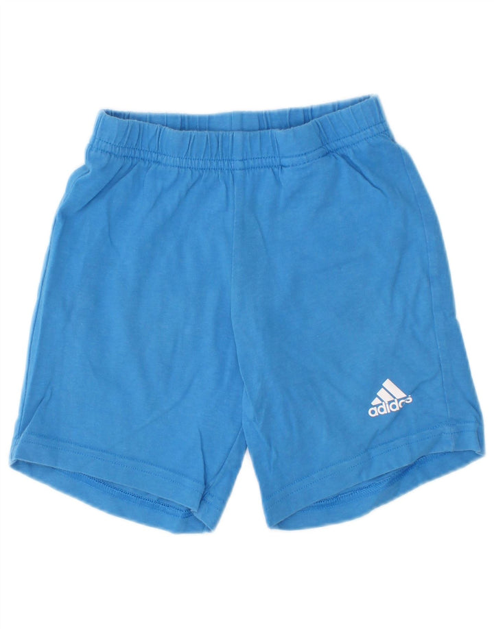 Adidas Boys Sport Short 2-3 Years Blue Cotton