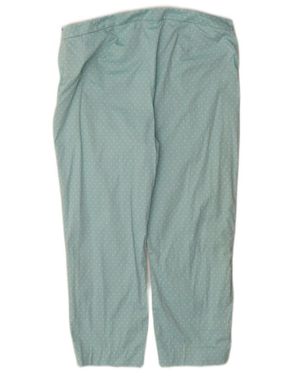 Marks & Spencer Γυναικείο παντελόνι Capri UK 14 Medium W32 L22 Turquoise
