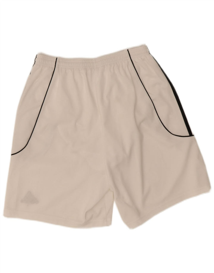 Ανδρικό σορτς Adidas Climalite Sport μεγάλο λευκό πολυεστέρα