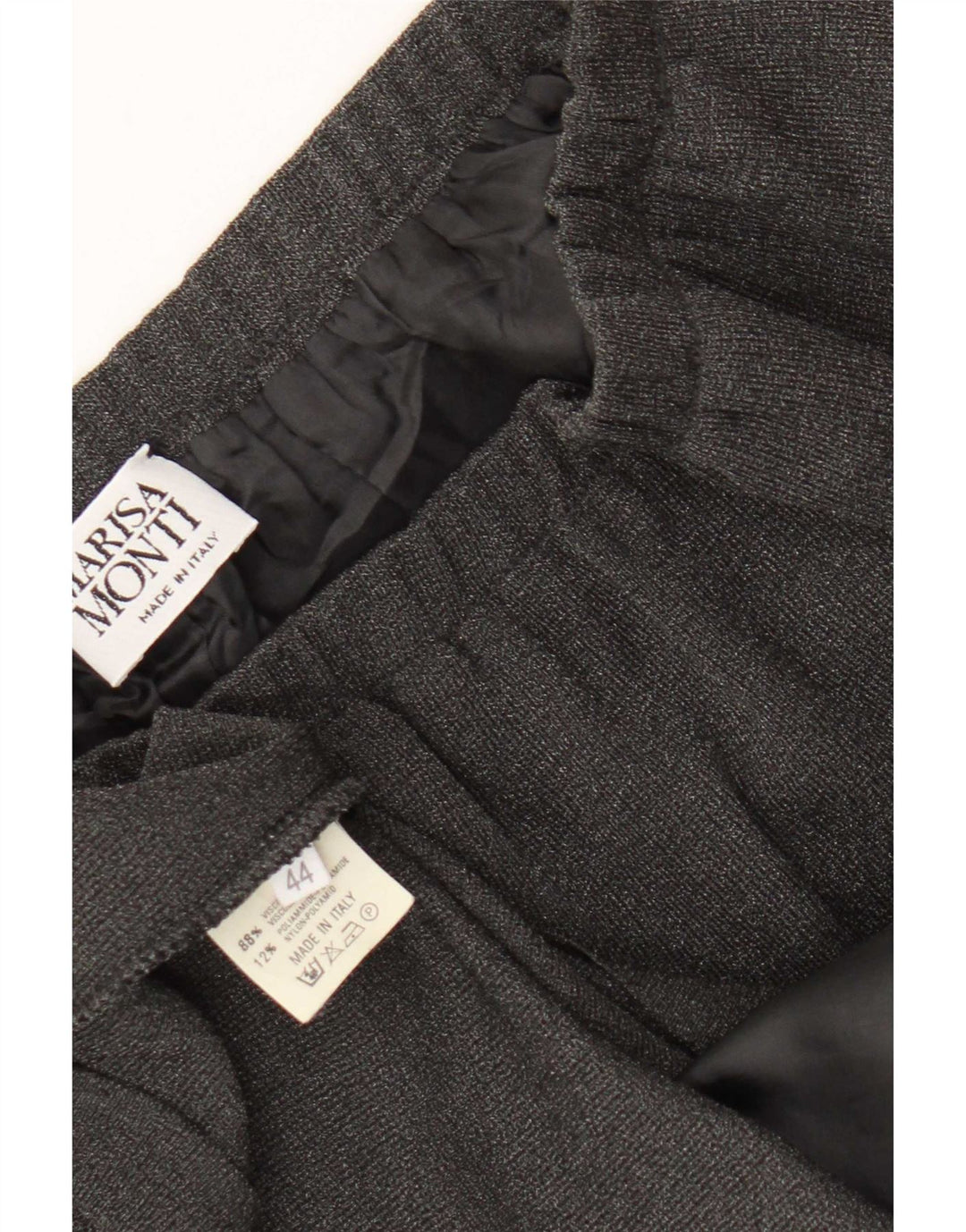 Marisa Monti Γυναικεία Midi Φούστα IT 44 Medium W32 Γκρι βισκόζη