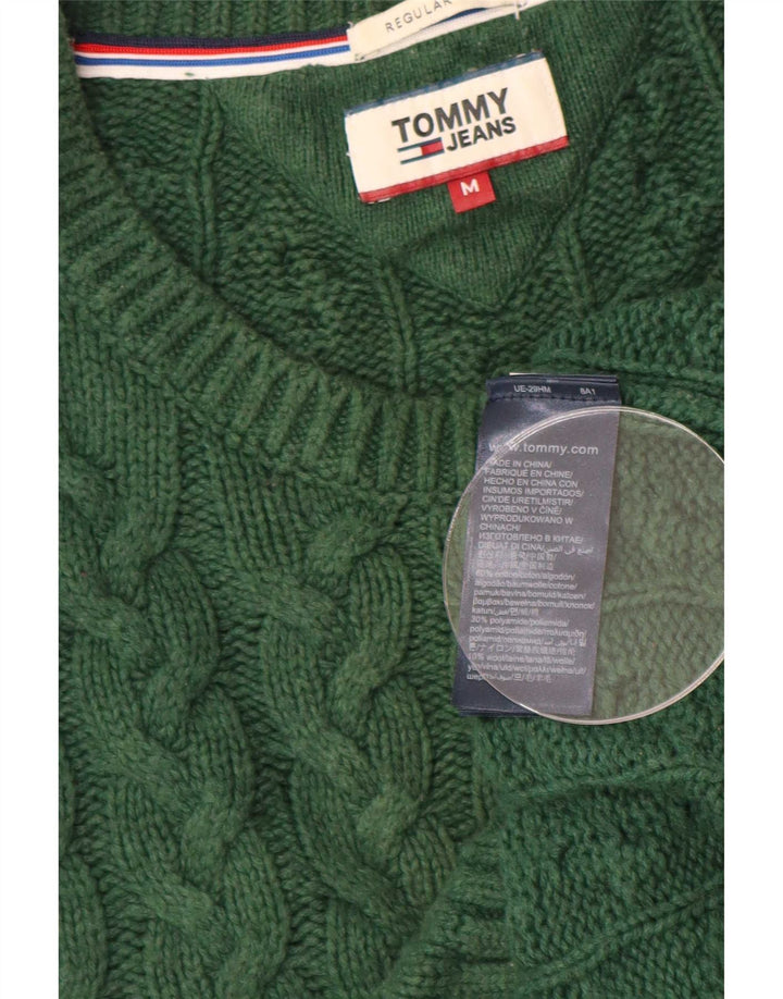 Ανδρικό πουλόβερ Tommy Hilfiger Regular Fit Crew Neck Jumper Μεσαίο πράσινο