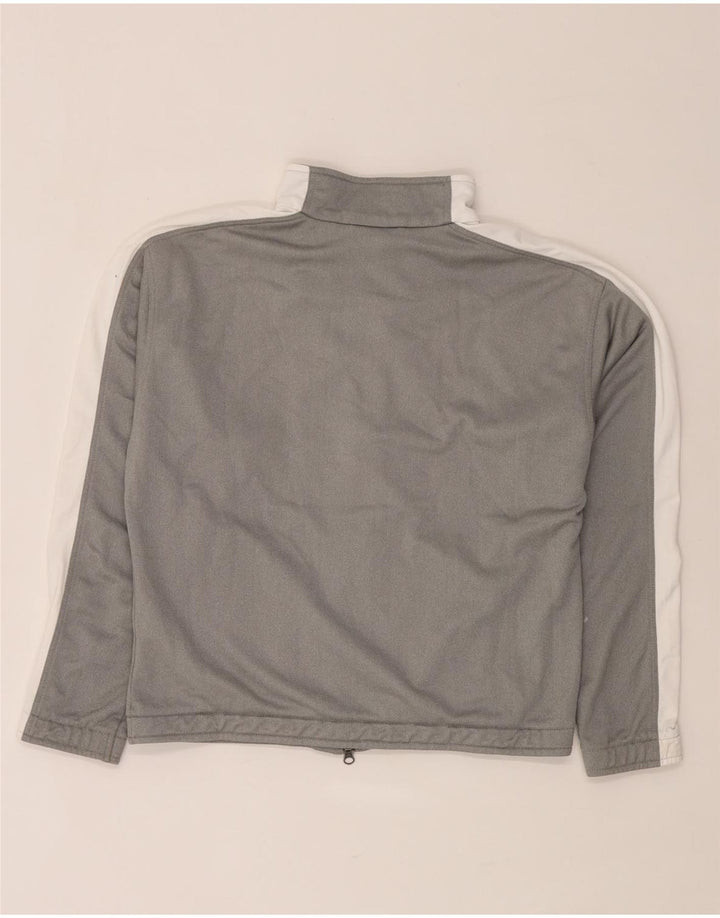 Puma Γυναικεία αθλητική φόρμα Top Jacket UK 12 Medium Grey Colourblock Polyester