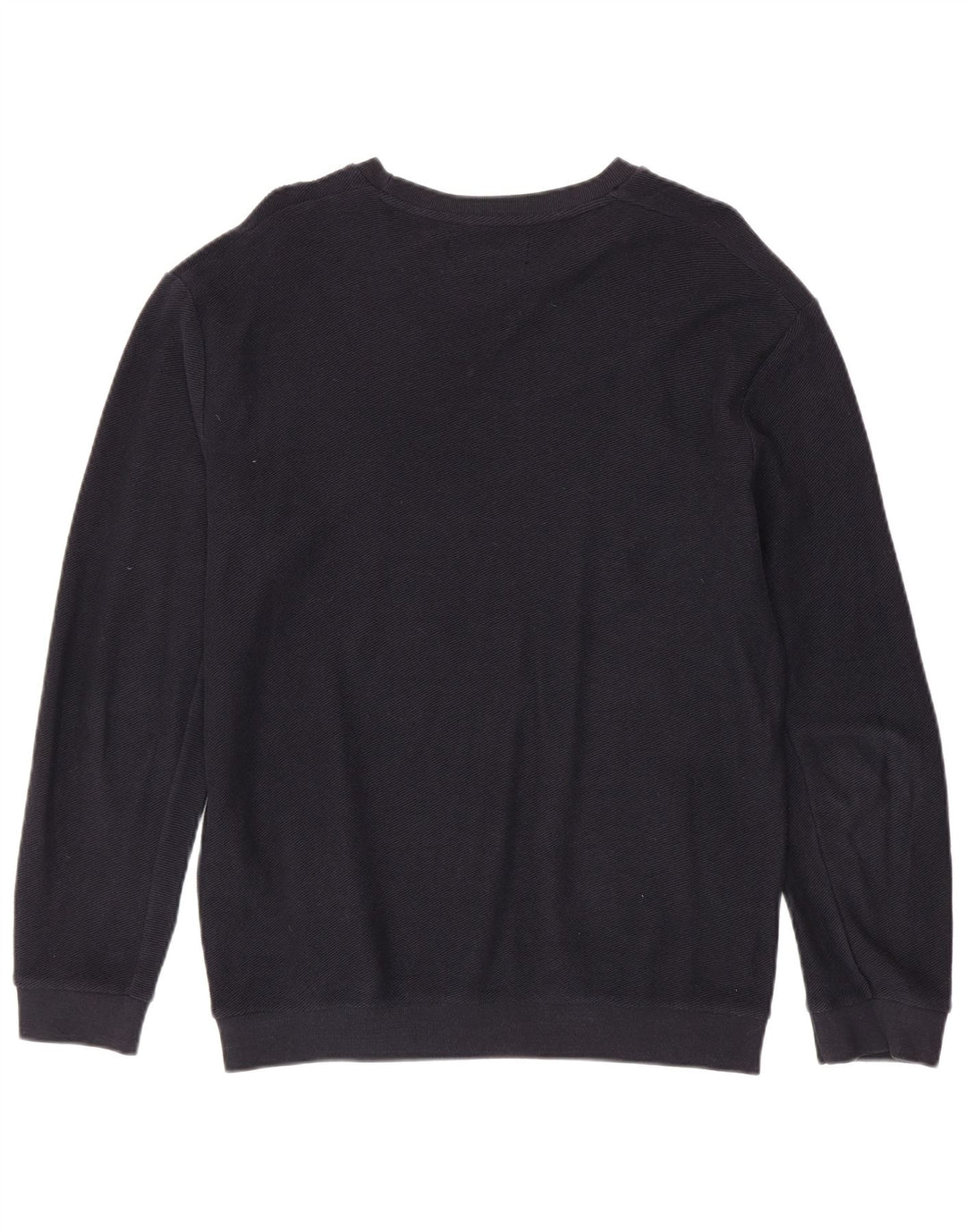 Ανδρικό πουλόβερ ZARA Crew Neck Jumper XL Navy Blue Cotton