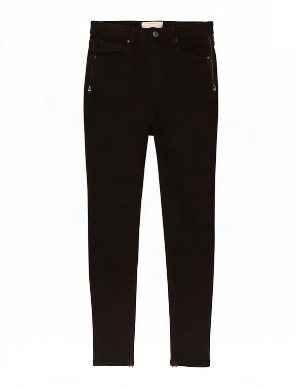 Topshop Womens Jamie Skinny Jeans W28 L30 Black Elastane