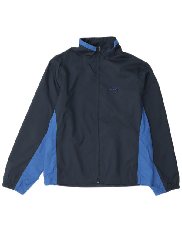 Fila Γυναικεία αθλητική φόρμα Top Jacket IT 44 Medium Navy Blue Colourblock