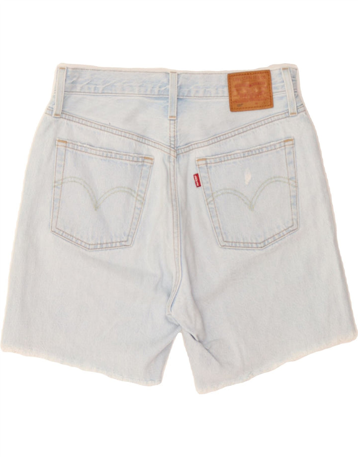 LEVI'S Womens 501 Distressed Denim Shorts W40 XL Blue Cotton Vintage Levi's and Second-Hand Levi's from Messina Hembry 