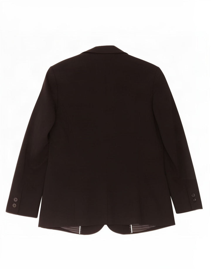 Marks & Spencer Γυναικείο Μπουφάν Blazer 12 Κουμπιού UK 12 Μεσαίου Μαύρου Πολυεστέρα