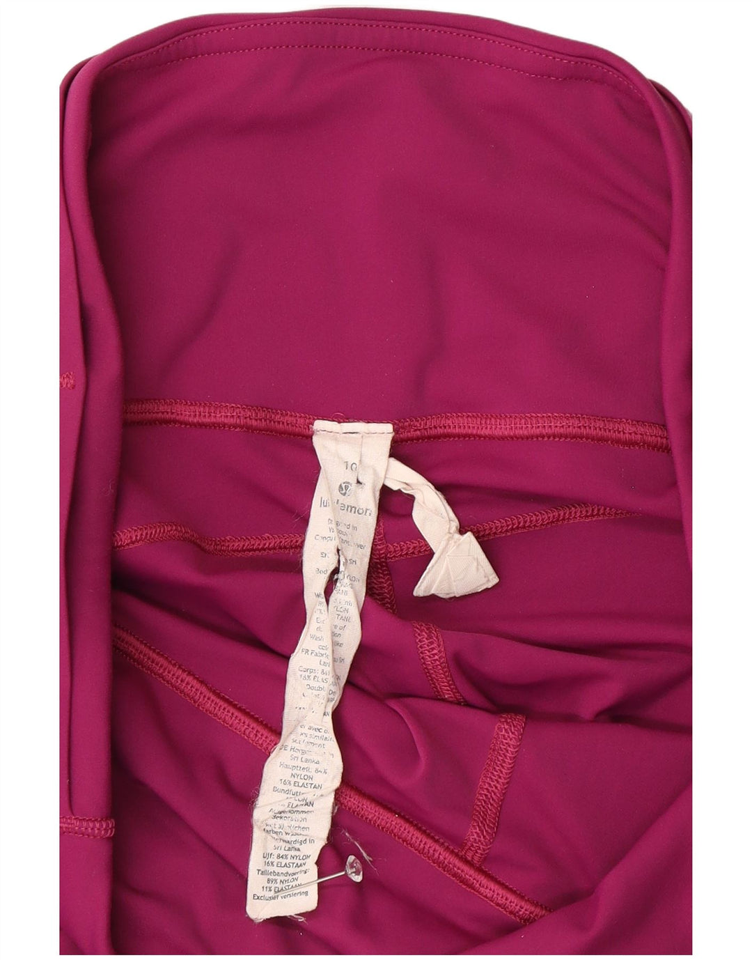 Γυναικεία γραφικά κολάν Lululemon UK 10 Small Pink Nylon