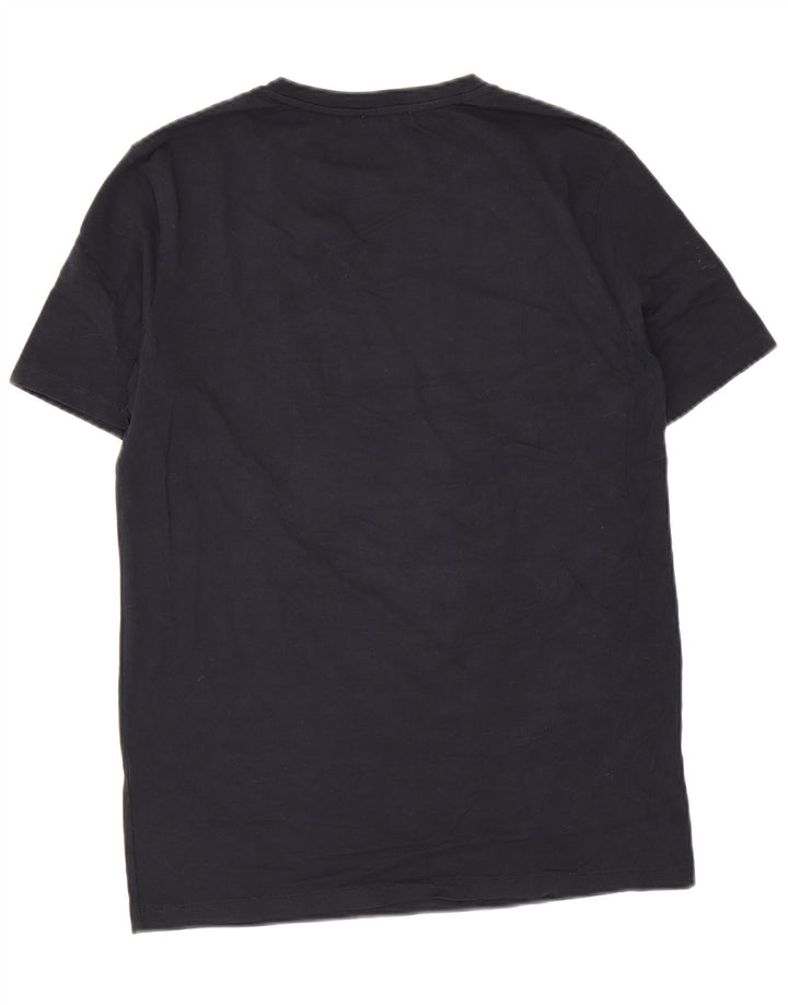 Zara Ανδρικό T-Shirt Top Large Navy Blue