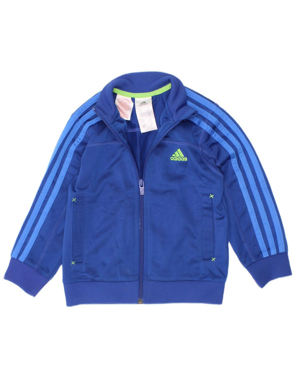 Adidas Boys αθλητική φόρμα Adidas Top Jacket 3-4 Years Navy Blue Polyester