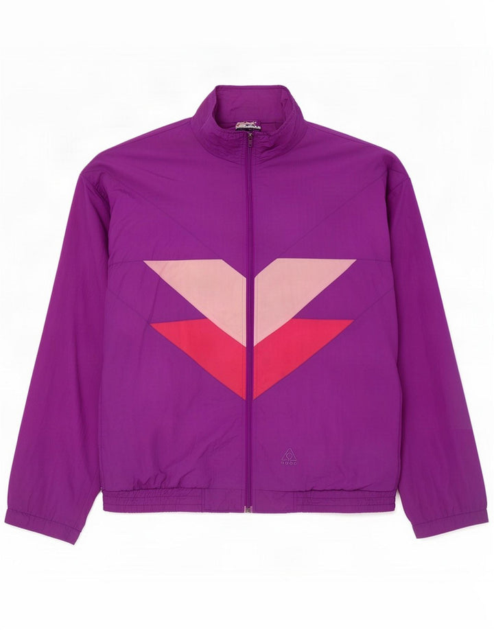 Active ανδρική αθλητική φόρμα Top Jacket 2XL Purple Colourblock Polyester