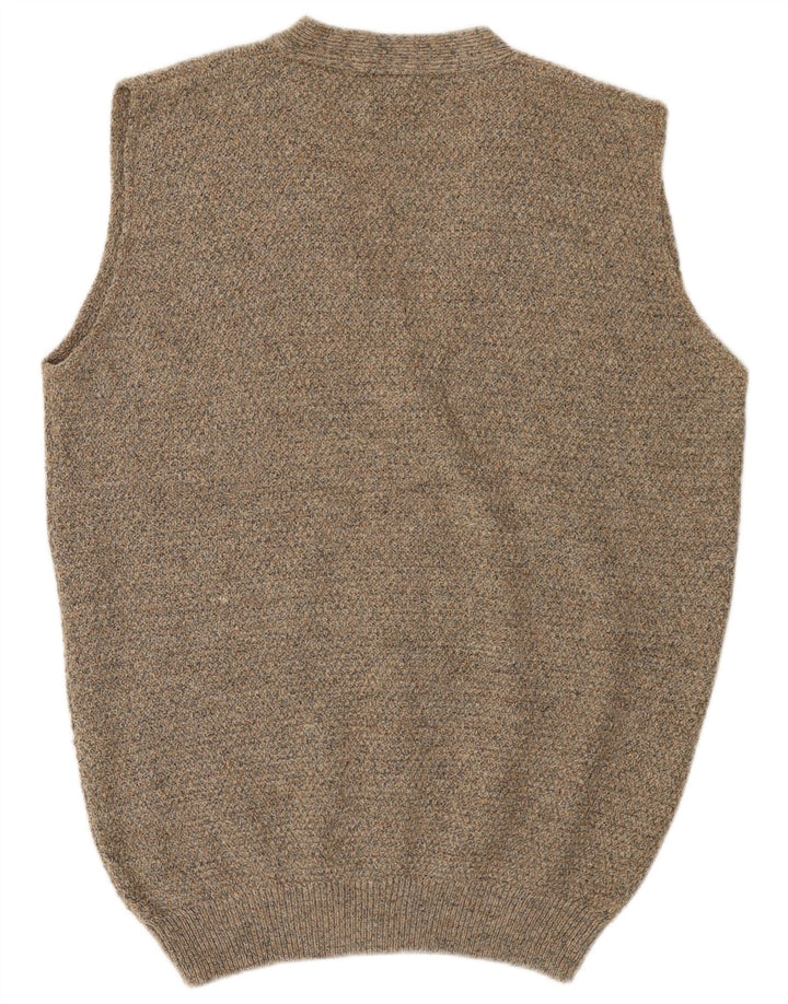 C&A Ανδρικό Αμάνικο Ζακέτα πουλόβερ IT 46 Μικρό Γκρι Ακρυλικό