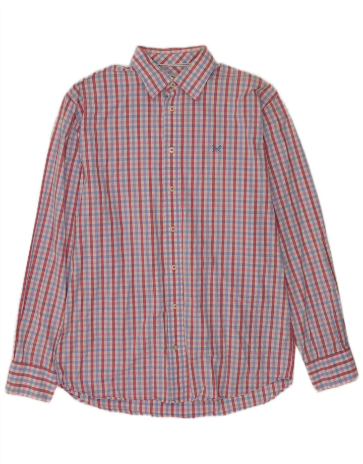Crew Clothing Ανδρικό πουκάμισο Classic Fit Μεσαίο πολύχρωμο βαμβακερό Gingham