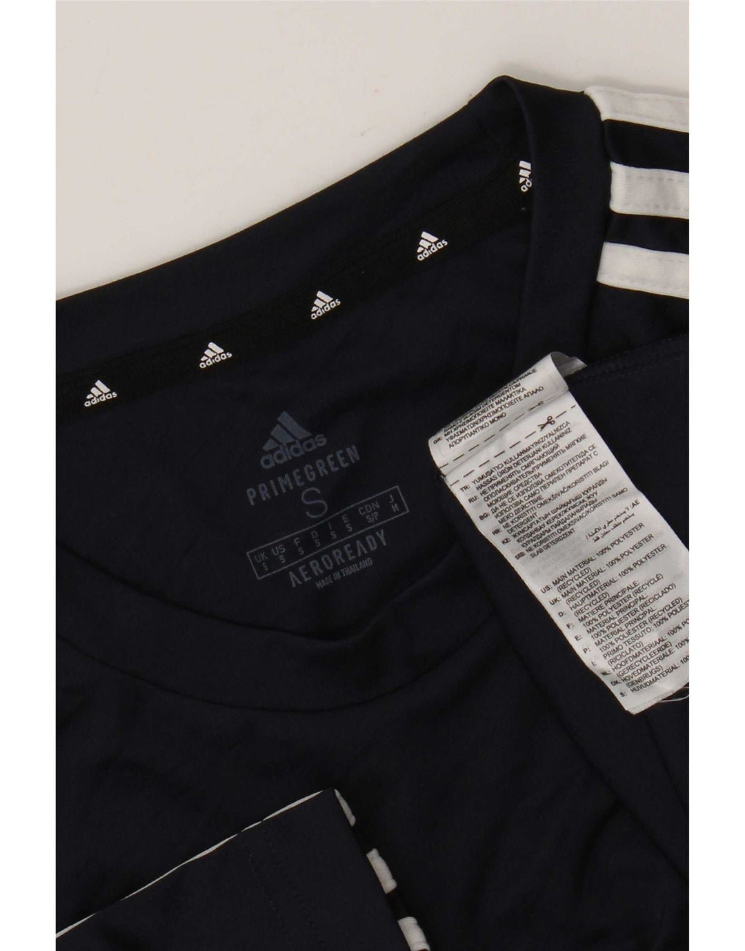 Adidas Ανδρικό T-Shirt Aeroready Top Small Navy Blue Polyester
