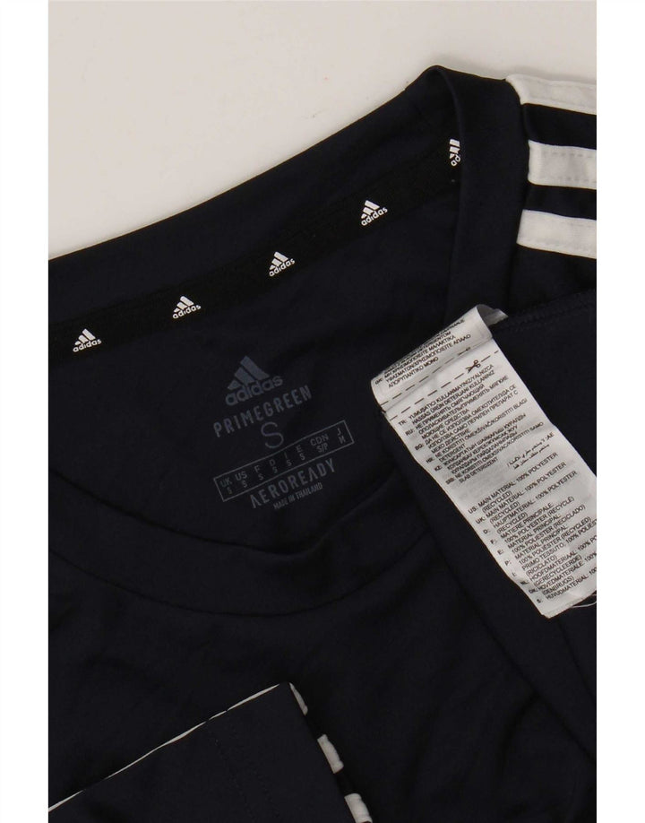 Adidas Ανδρικό T-Shirt Aeroready Top Small Navy Blue Polyester