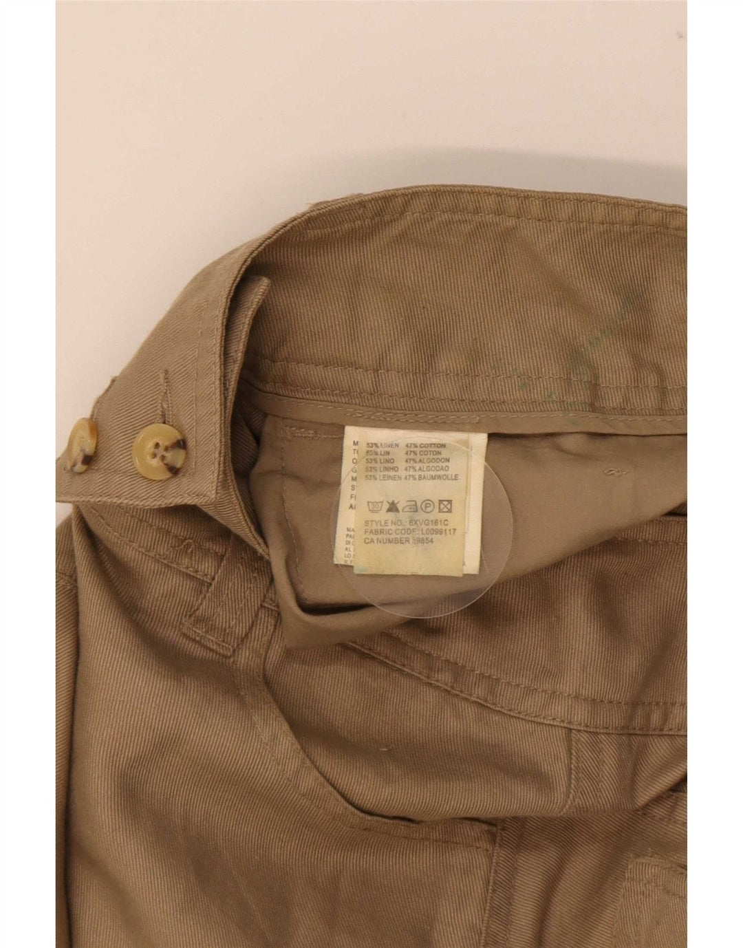 Γυναικεία φούστα Marlboro Classics A-Line EU 38 Medium W26 Χακί λευκά είδη