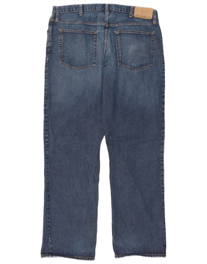 Eddie Bauer Ανδρικό τζιν ίσιο με χαλαρή εφαρμογή W38 L34 μπλε βαμβακερό