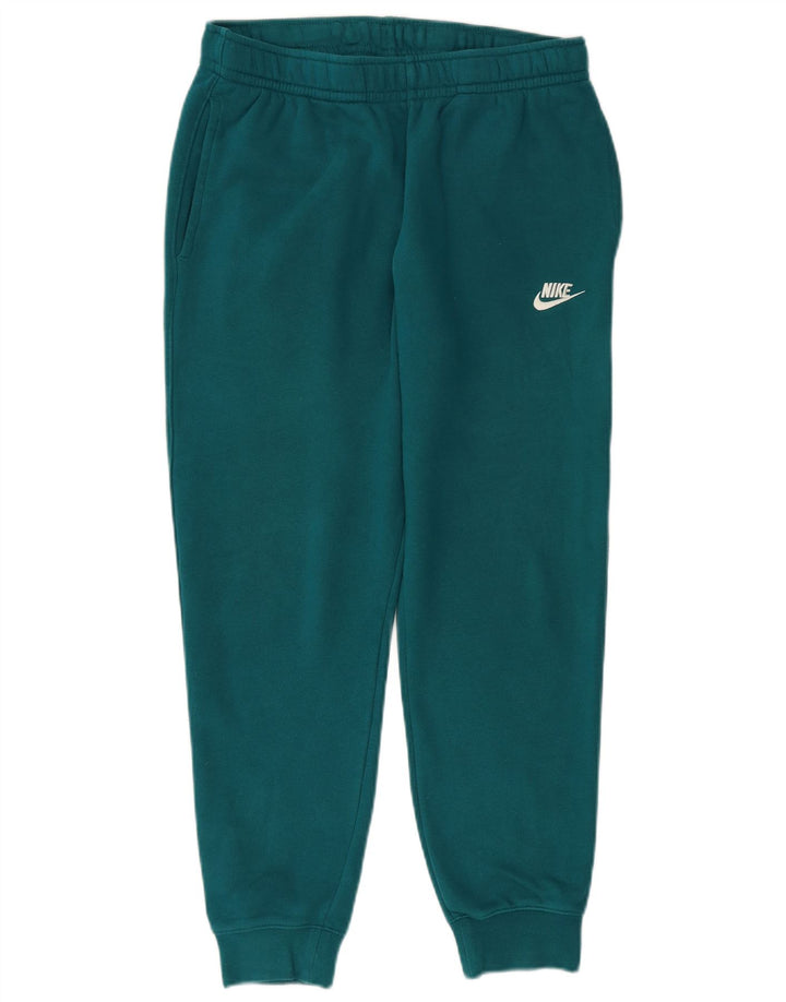 Γυναικεία αθλητική φόρμα NIKE Παντελόνι Joggers UK 12 Μεσαίο πράσινο βαμβακερό