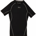 Under Armour Γυναικείο γραφικό T-Shirt Top UK 8 Small Black Polyester