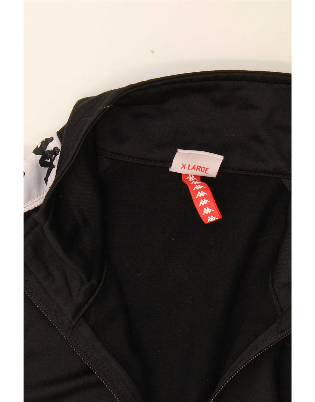 Ανδρική φόρμα γραφική Kappa Top Jacket XL Black Colourblock