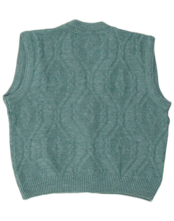Claude De Pierre Ανδρικό αμάνικο πουλόβερ IT 48/50 Medium Blue